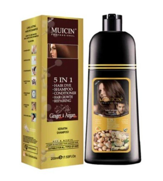 Muicin 5 in 1 hair color shampoo in pakistan